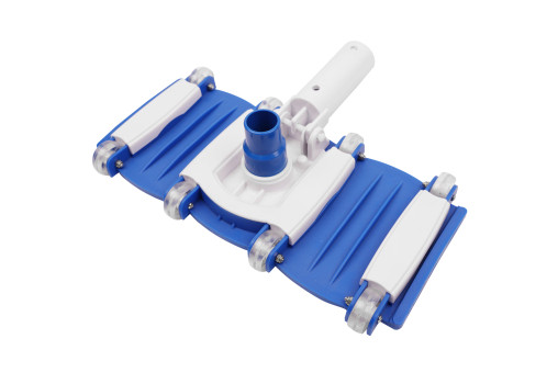 مكنسة مع عجل بلاستيك -صغير