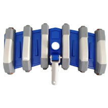 مكنسة مع عجل بلاستيك -عريض