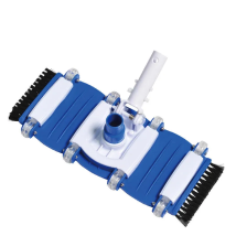 مكنسة مع فرشاة ازرق