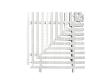 overflow 90&ordm; GRID TYPE CORNER