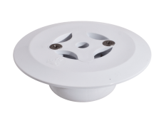 Nozzle for feeding from bottom Side Output Flow Adjusted Hinged